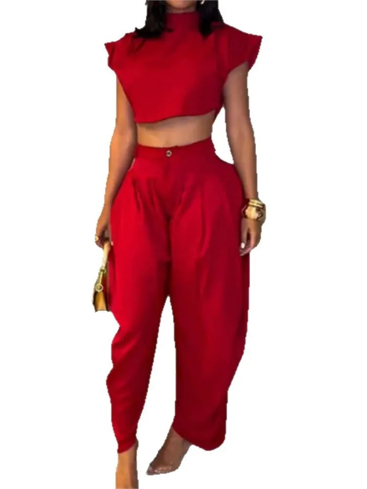 Elegant Women’s Summer Two-Piece Set