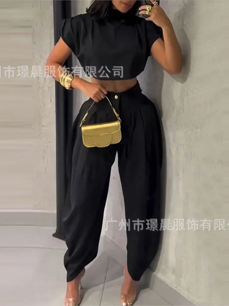 Elegant Women’s Summer Two-Piece Set