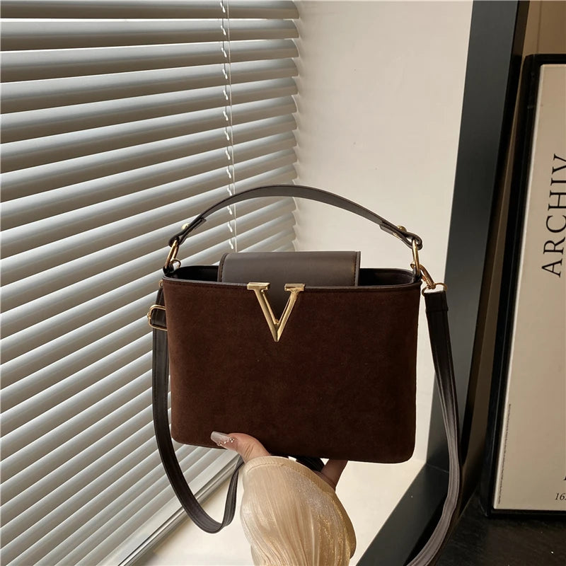 Women’s Mini Suede Tote Bag
