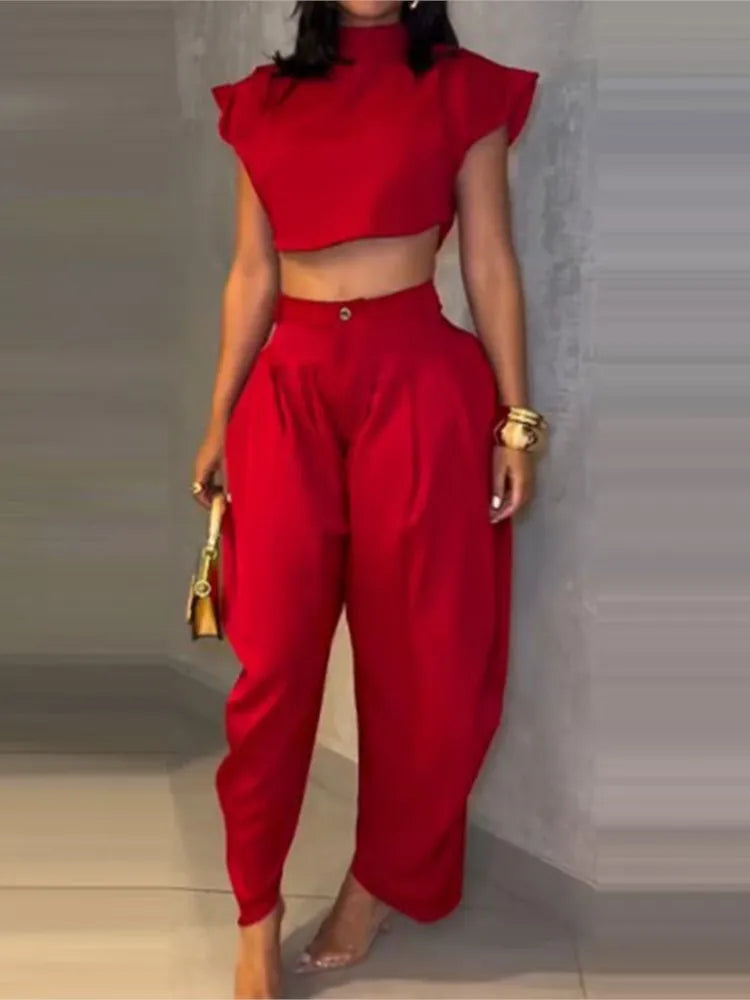 Elegant Women’s Summer Two-Piece Set