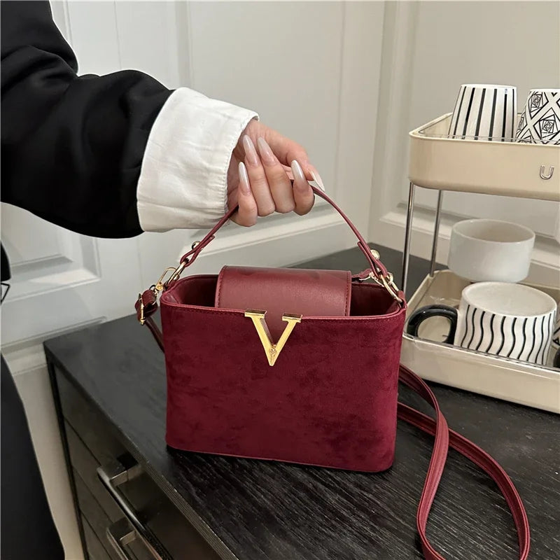 Women’s Mini Suede Tote Bag