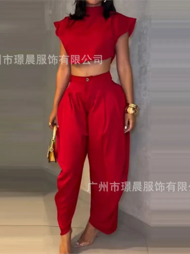 Elegant Women’s Summer Two-Piece Set